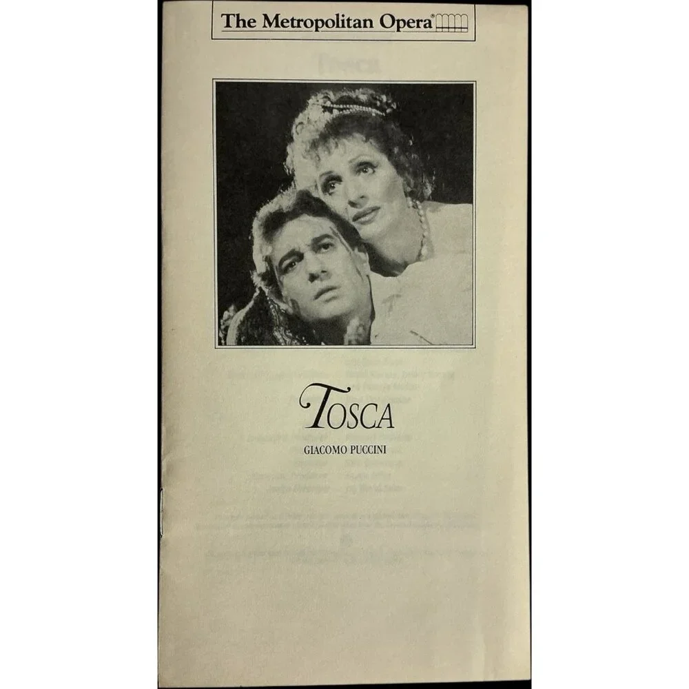 The Metropolitan Opera Tosca VHS 1985 Placido Domingo Hildegard Behrens Rare